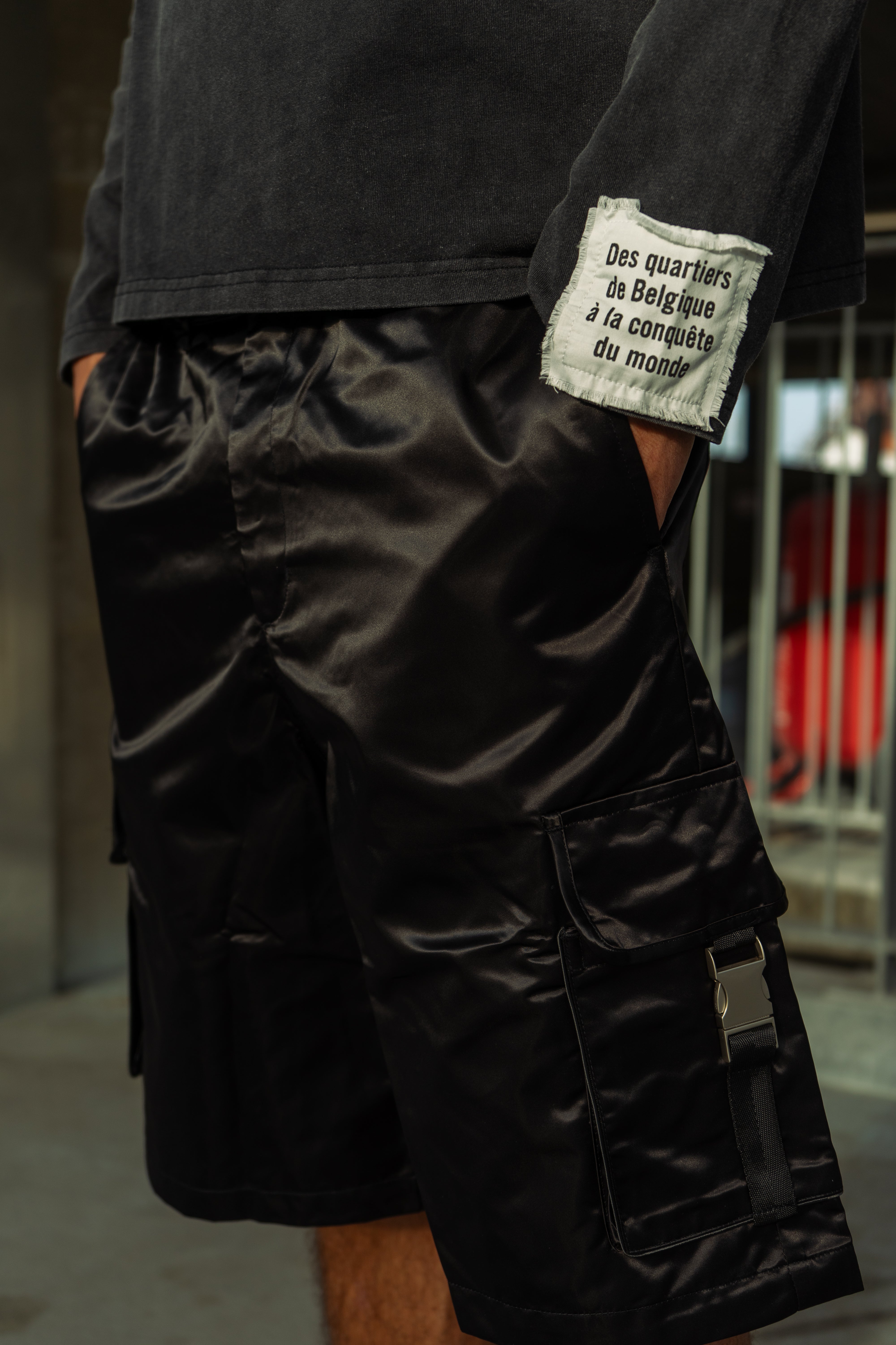 Black Sossa Nylon Short