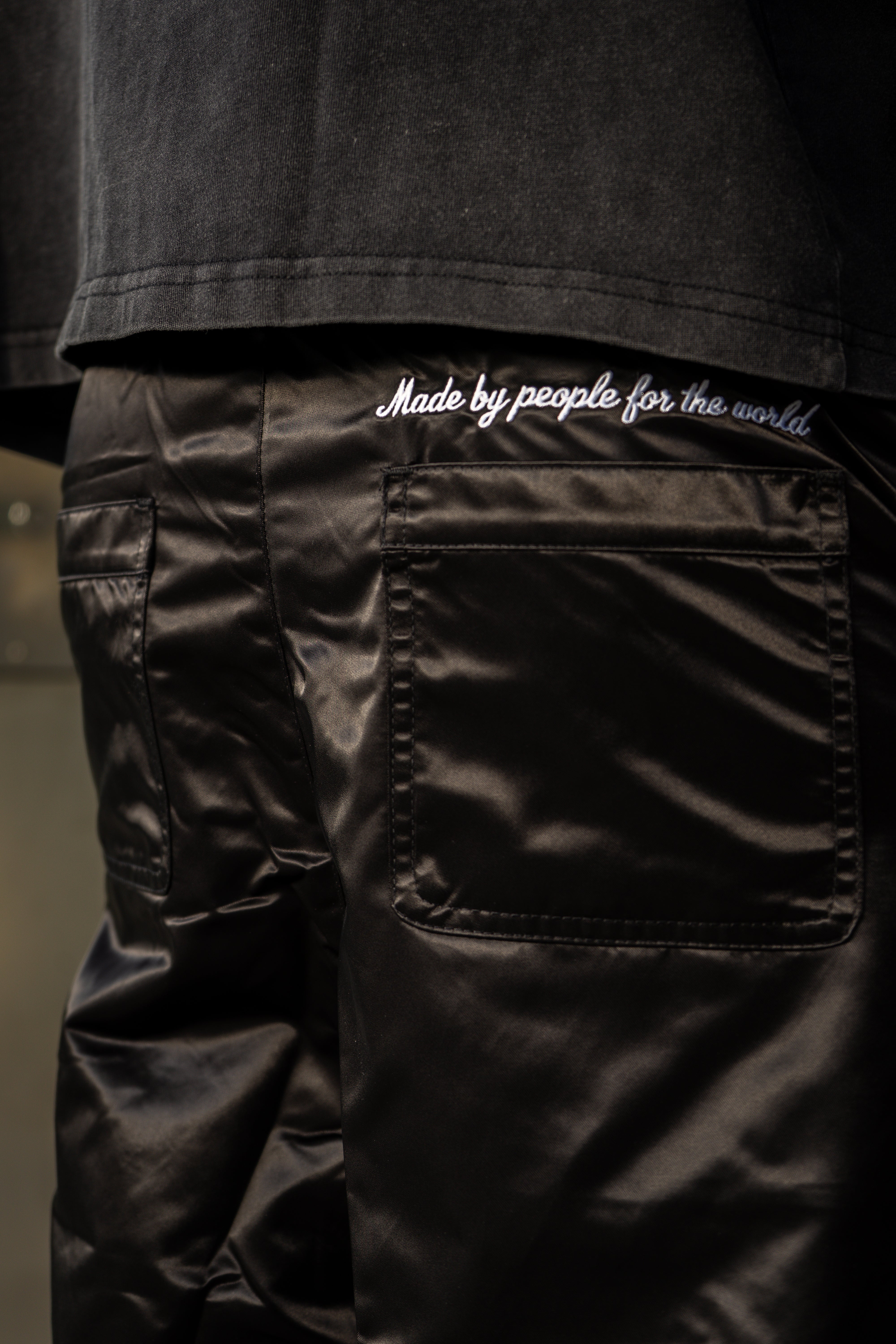 Black Sossa Nylon Short