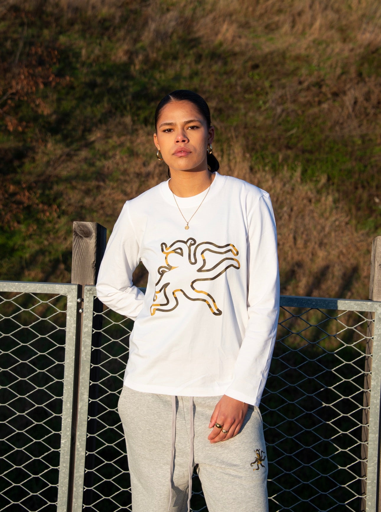 White Longsleeve Camo